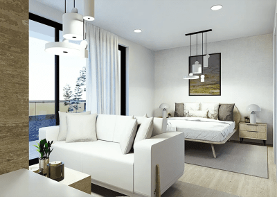 Modelo de inversión hotelera, Suite de rentas cortas, totalmente amueblado y equipado, con servicios hoteleros, administración hotelera integral, incluyendo gastos de mantenimiento y servicios.